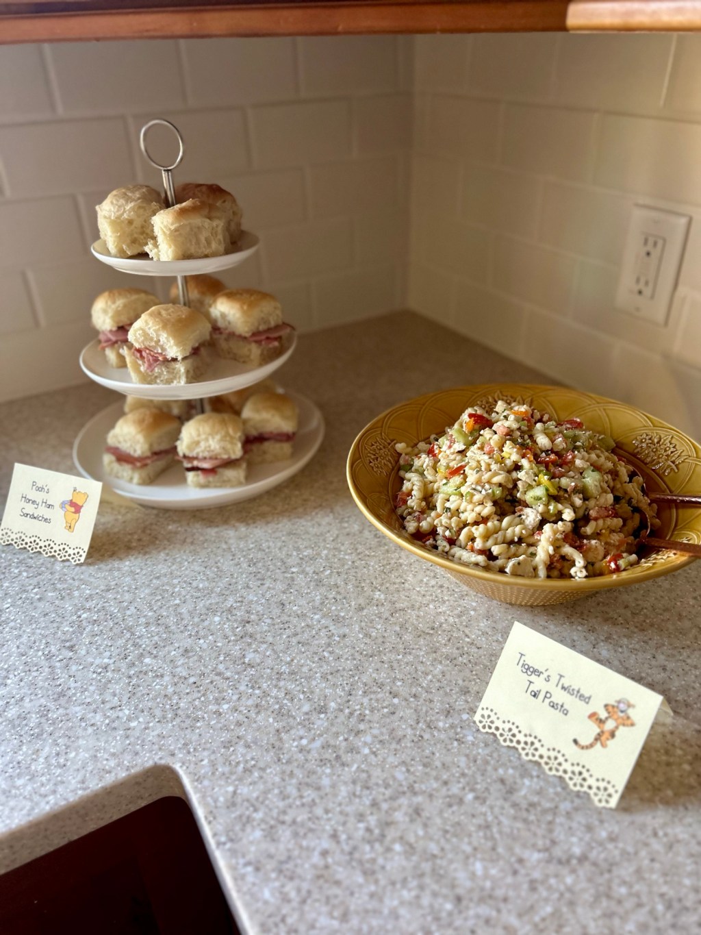 Winnie The Pooh Birthday&nbsp;Menu