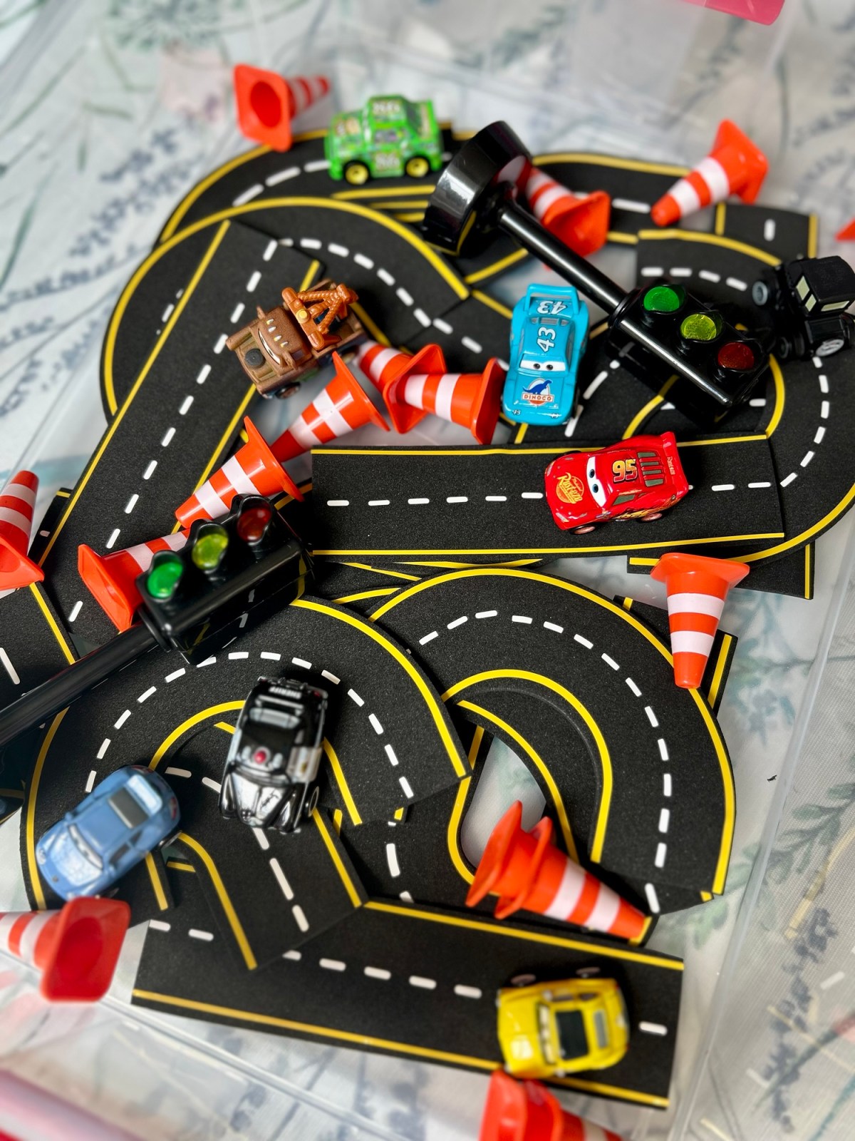 Cars Sensory Bin